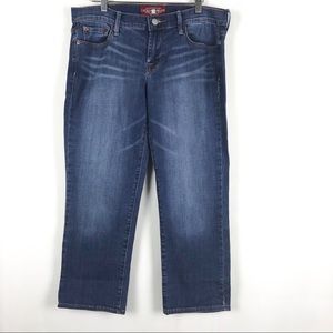 Lucky Brand Sweet Crop Capri Jean Size 8/29 Women